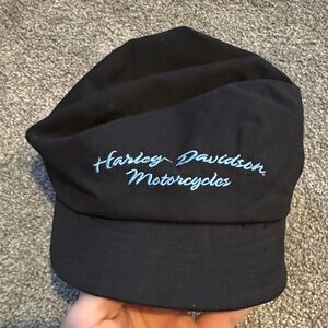 Harley-Davidson Black Cap with Blue Embroidery